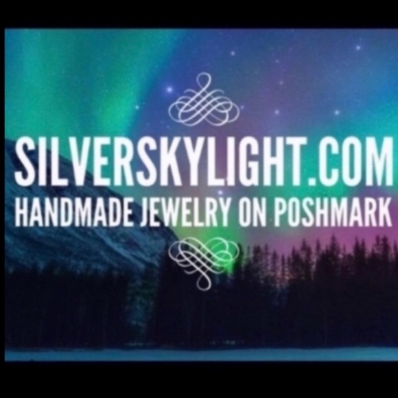 Iridescent Druzy crystal quartz crecent moon steel chain necklace boho stones - Picture 11 of 11